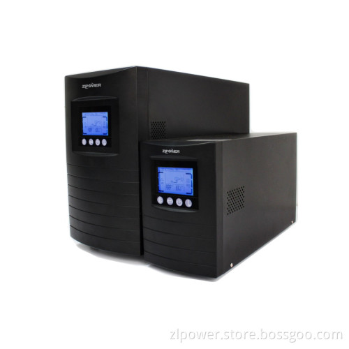 1kVA Ture Online UPS High Frequency Pure Sine Wave 110VAC 220VAC 230VAC RS232 USB Connect
